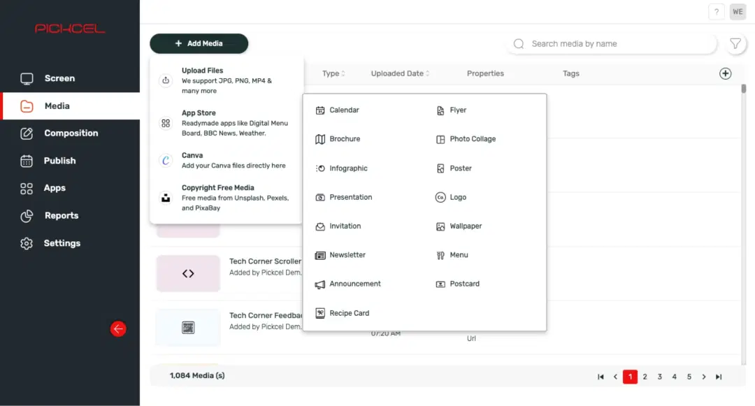 Step 3: Choose design template