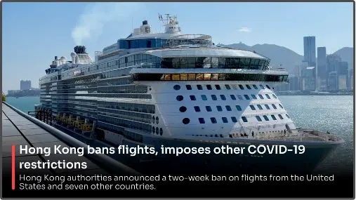 digital signage Fox News app layout preview showing news topic image as background and text placed at the bottom