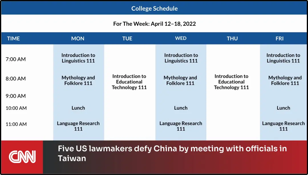 Step 3: Digital signage software interface showing composition window with CNN News App and Google Sheets app feeds