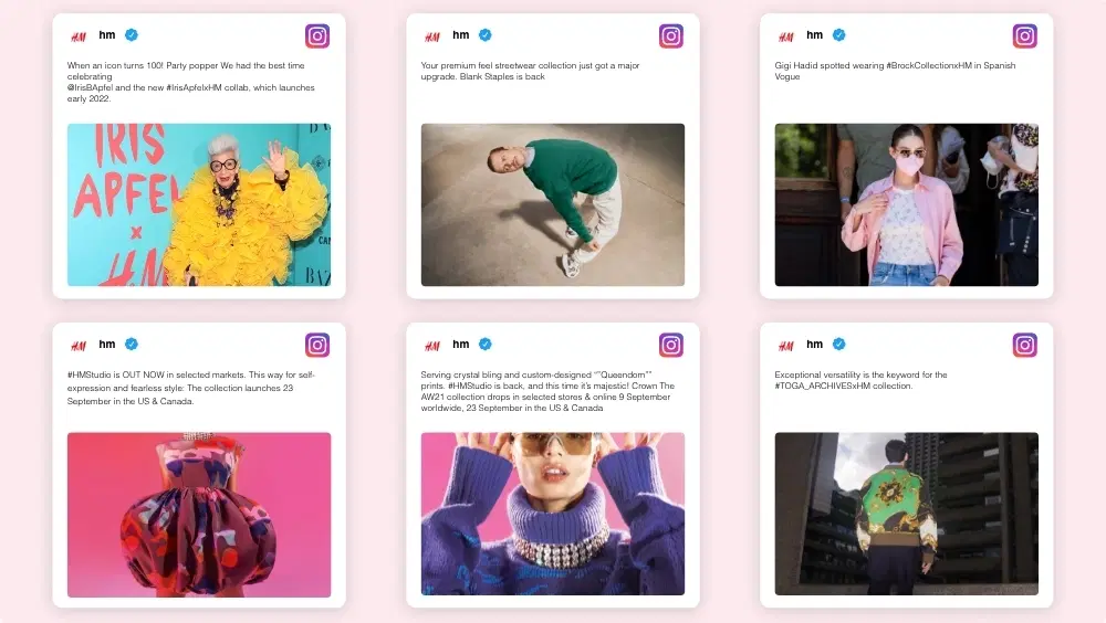 Instagram app - Look 2