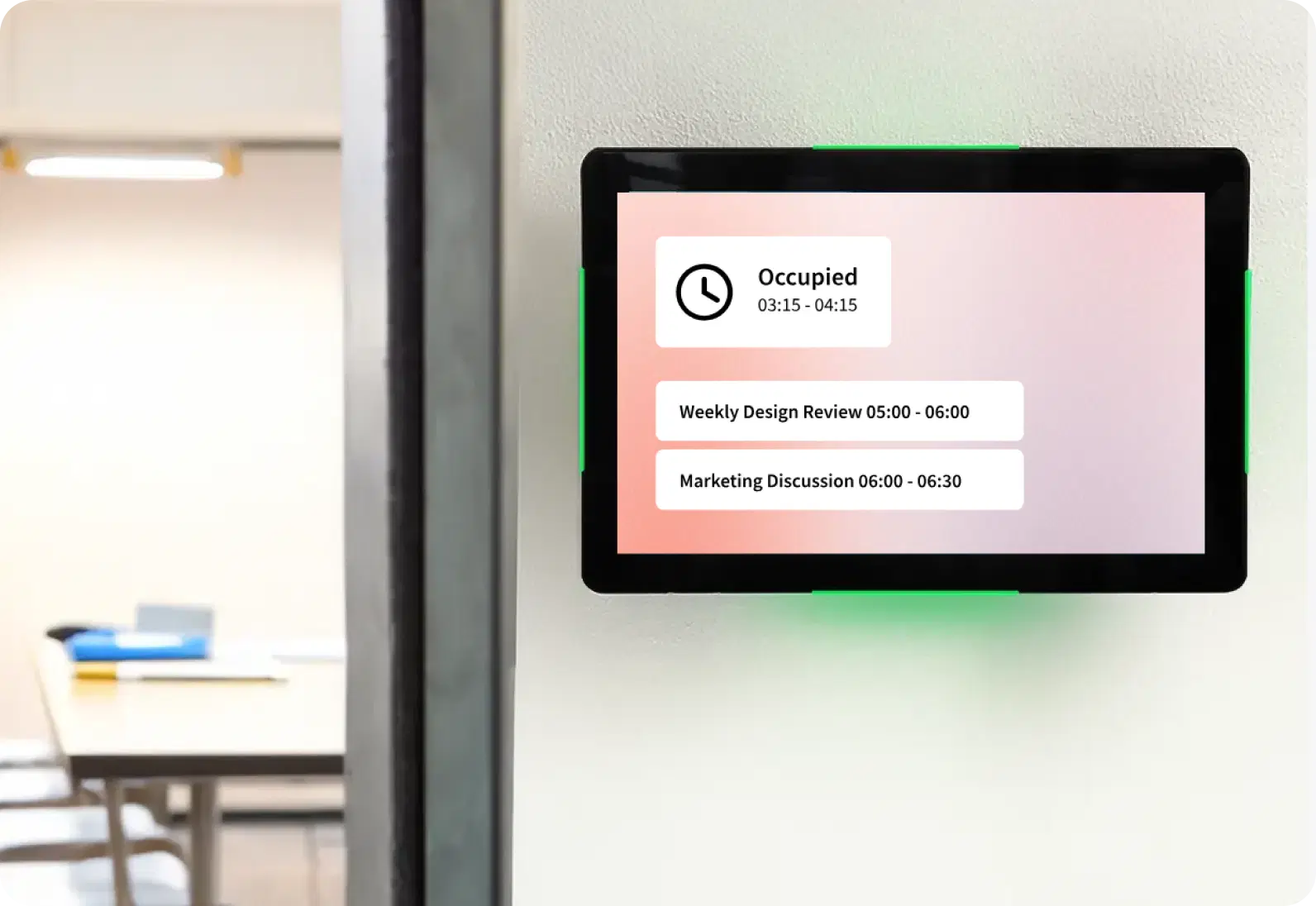 Publish Meetings Calendar content to screens