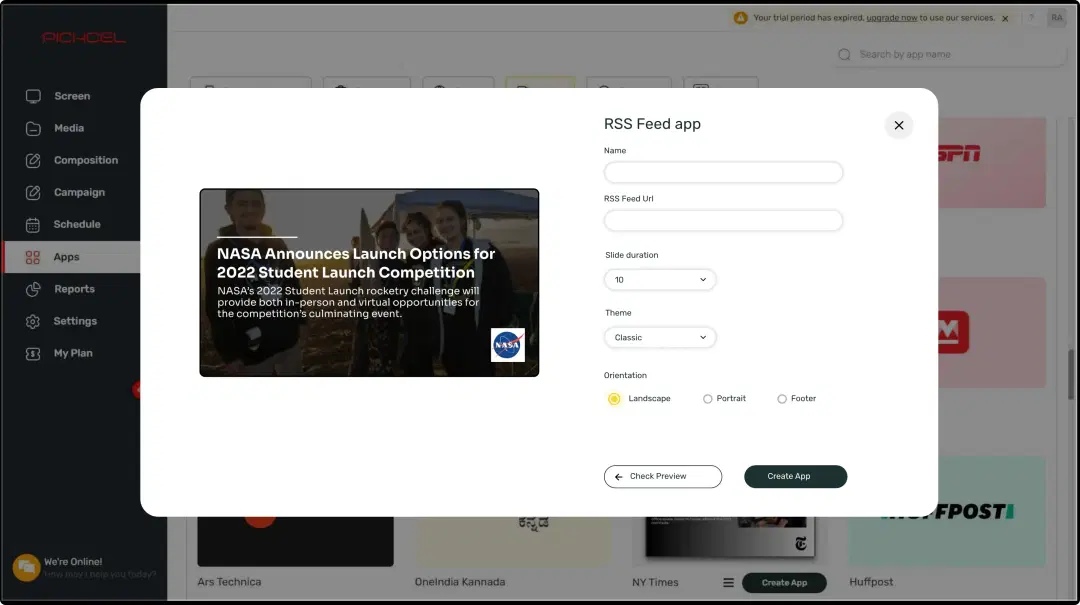 Step 1: Configure the app