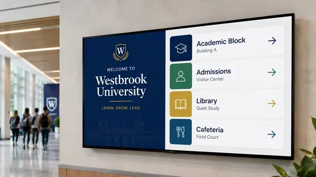 Campus wayfinding signage guide for universities