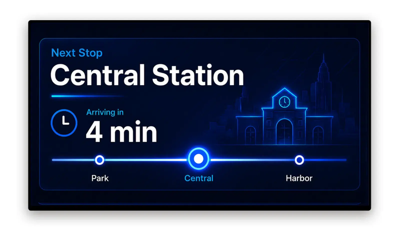 Benefits of Digital Signage for Public Transportation