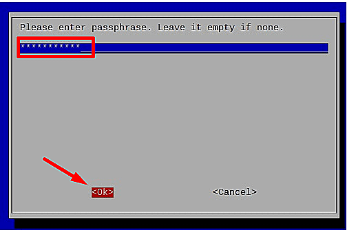 Enter passphrase