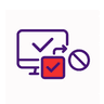 Assign/revoke screen access from one console.