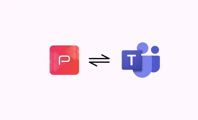 Microsoft Teams app setup interface showing simple configuration without additional licenses