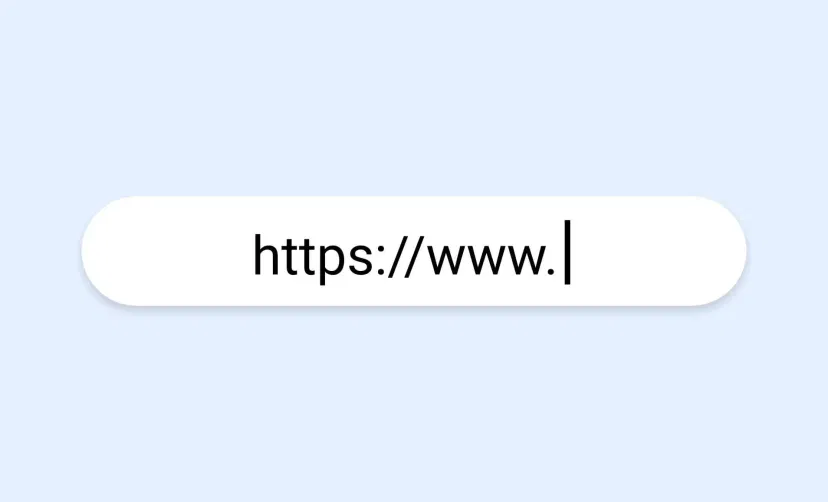 Web url app interface with option to type in any url that needs to be displayed on digital signage screen