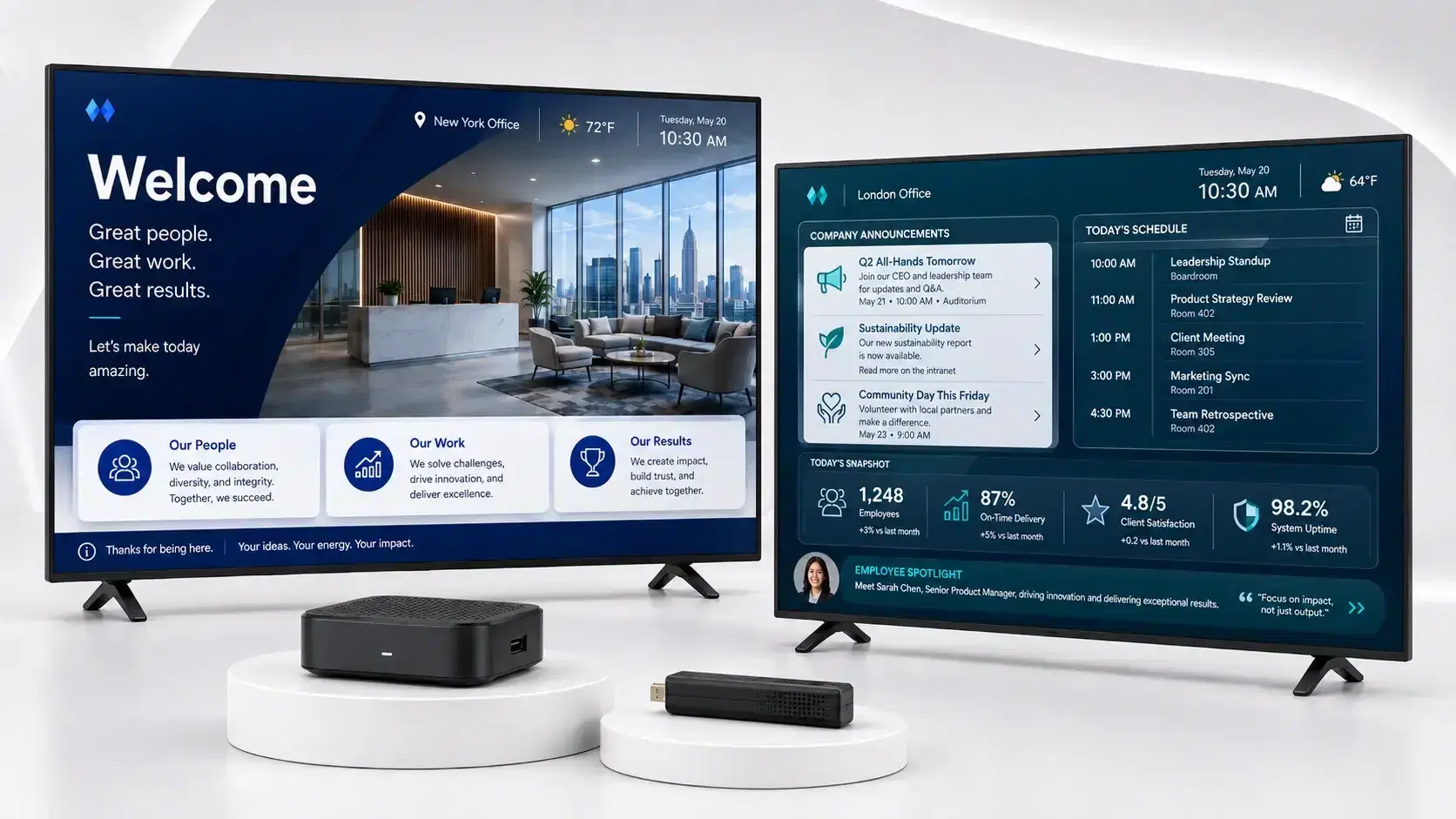 Digital signage hardware Digital signage hardware