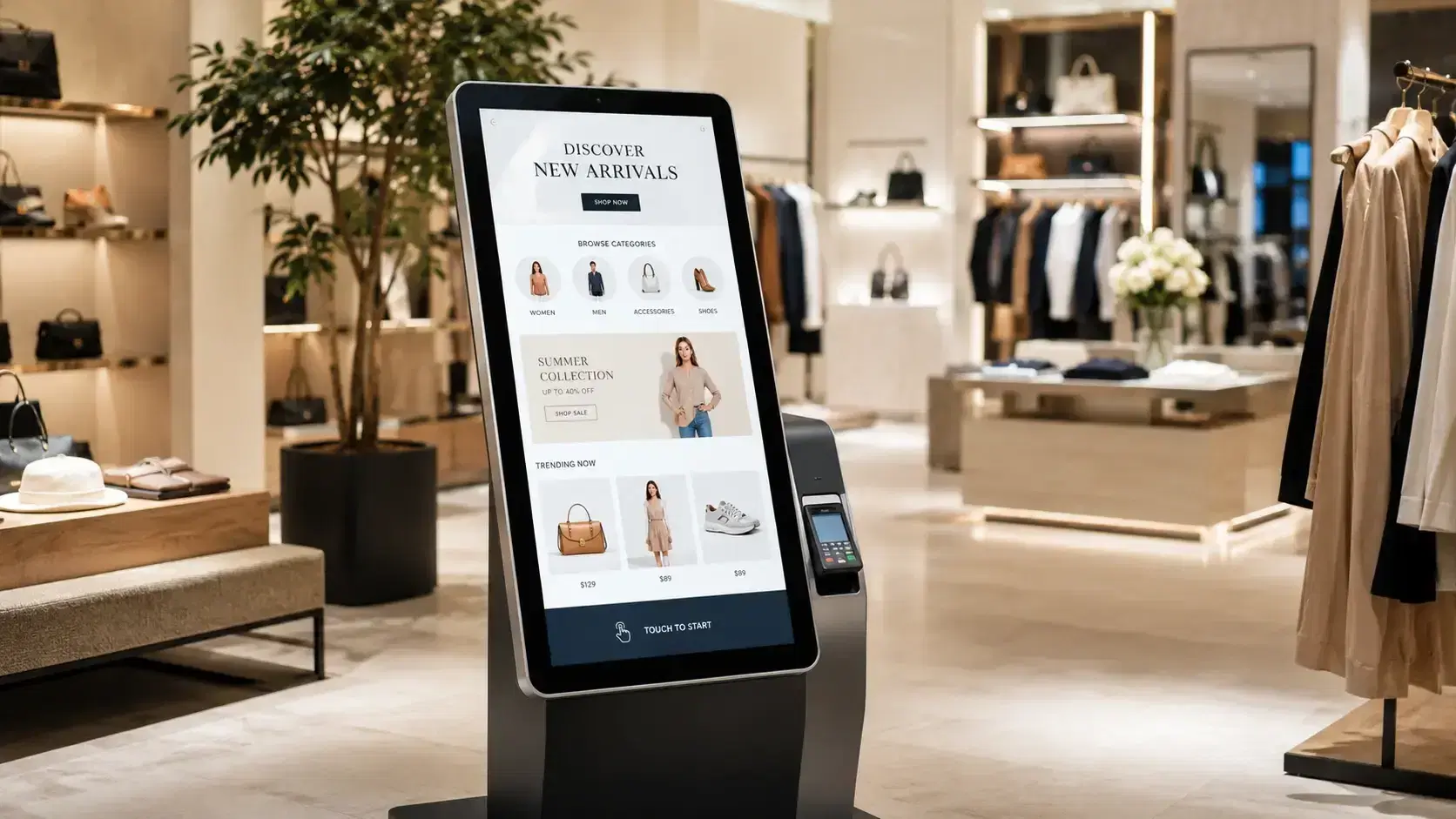 Interactive display and kiosk solutions Interactive display and kiosk solutions